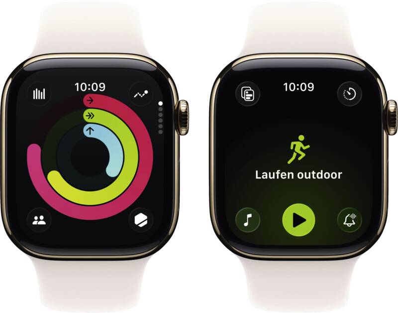 Watch Series 11 GPS + Cellular, 46mm, Titan, Gr. M/L, blassr