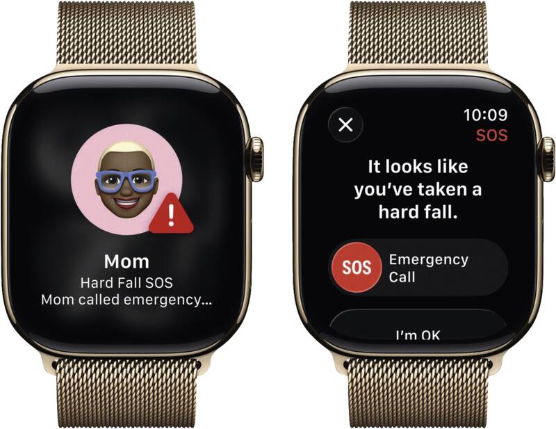 Watch Series 11 GPS + Cellular, 46mm, Titan, Gr. M/L, golden