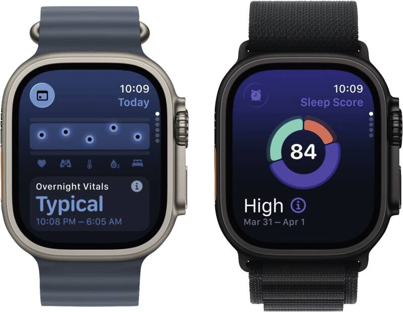 Watch Ultra 3 GPS + Cellular, 49mm, Titan, maritimblaues Oce