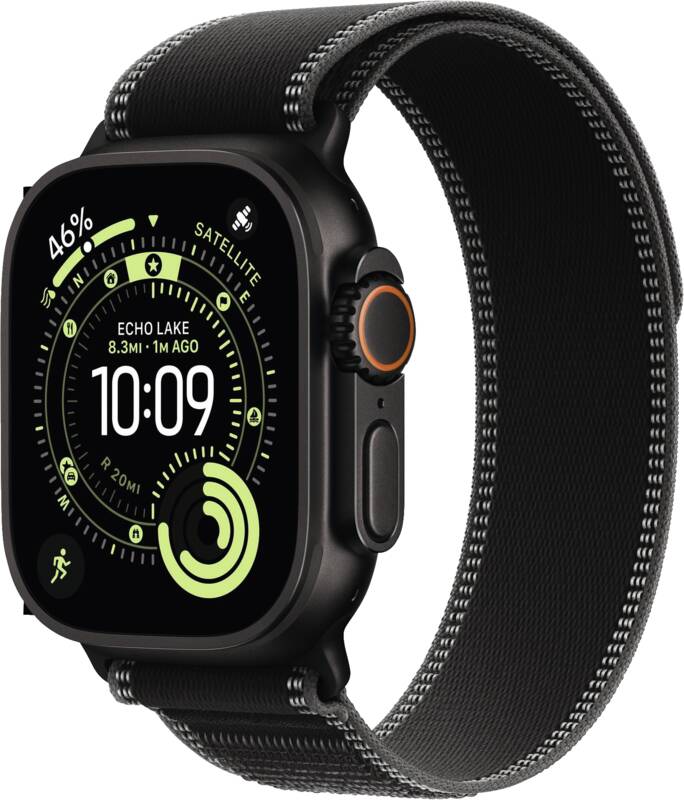Watch Ultra 3 GPS + Cellular, 49mm, Titan, Gr. M/L, schwarz-