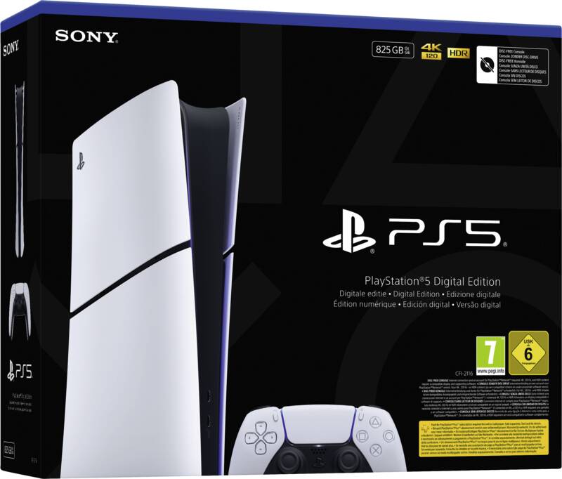 PlayStation 5 Digital Edition 825GB SSD Slim (E-Chassis)