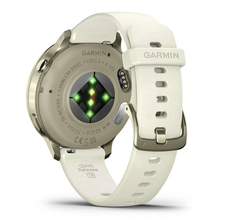 Venu 4 - 41 mm Schnellwechsel-Silikon-Armband 18 mm Bone