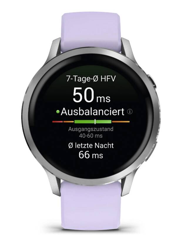 Venu 4 - 41 mm Schnellwechsel-Silikon-Armband 18 mm Lavendel