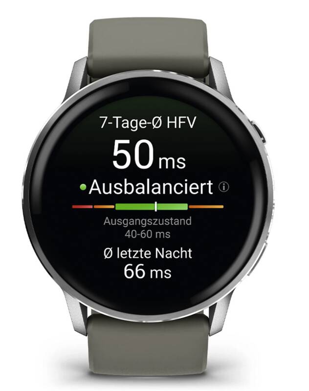 Venu 4 - 45 mm Schnellwechsel-Silikon-Armband 22 mm Grau