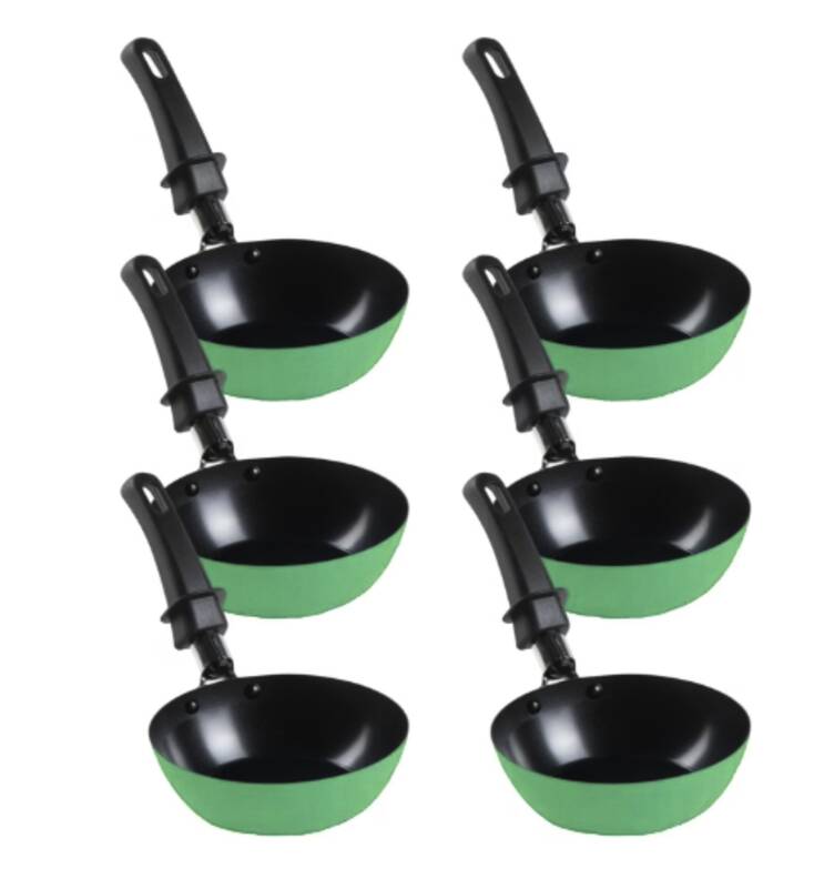 Pfännchen 6er Set, grün