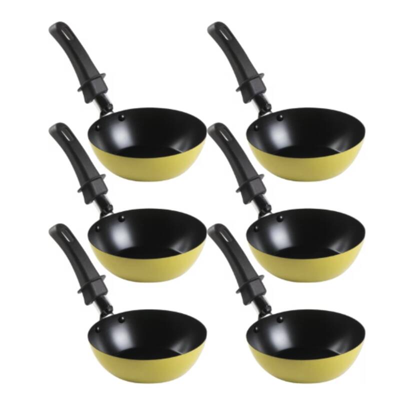 Pfännchen 6er Set, gelb