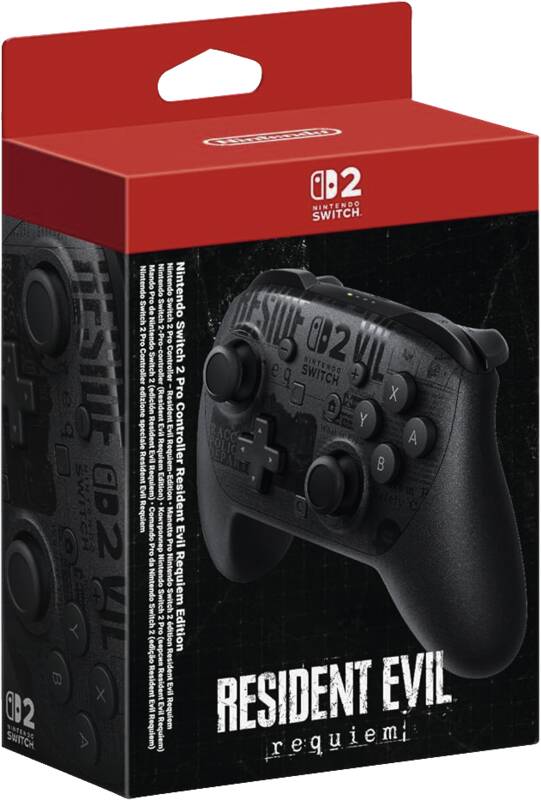 Nintendo Switch 2 Pro Controller Resident Evil Requiem Editi
