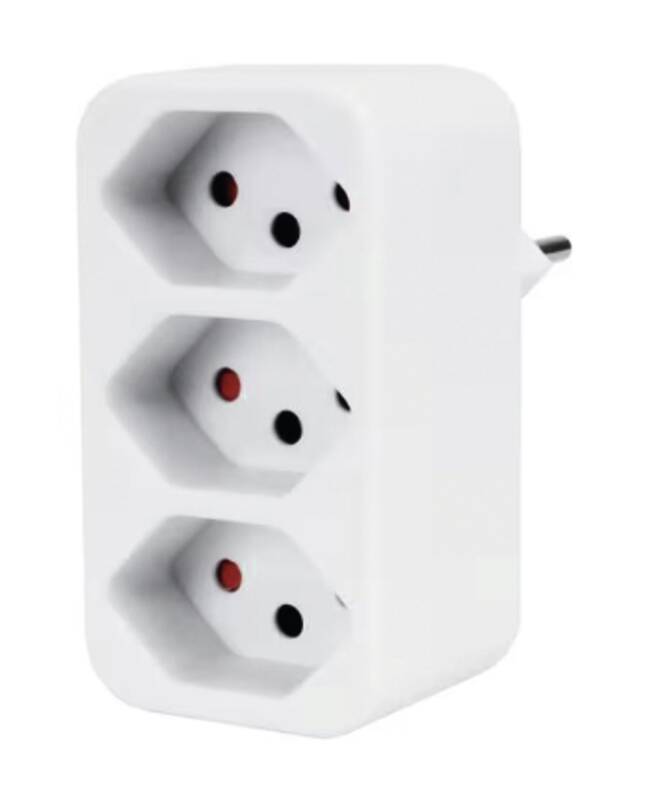 Mehrfachadapter 3xT13 ws