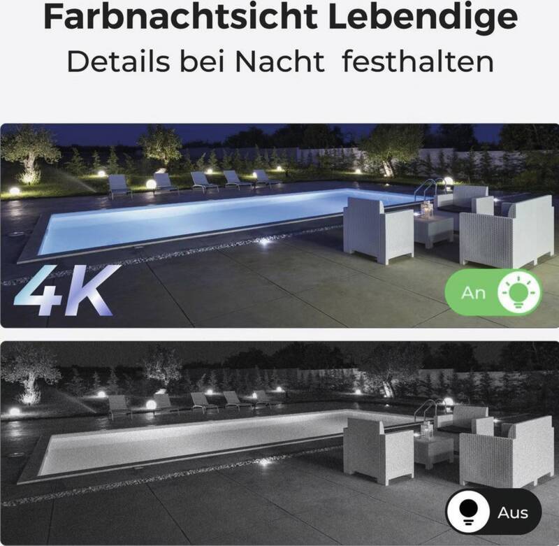 Argus B440 4K PT Wifi Kamera + Solarpanel