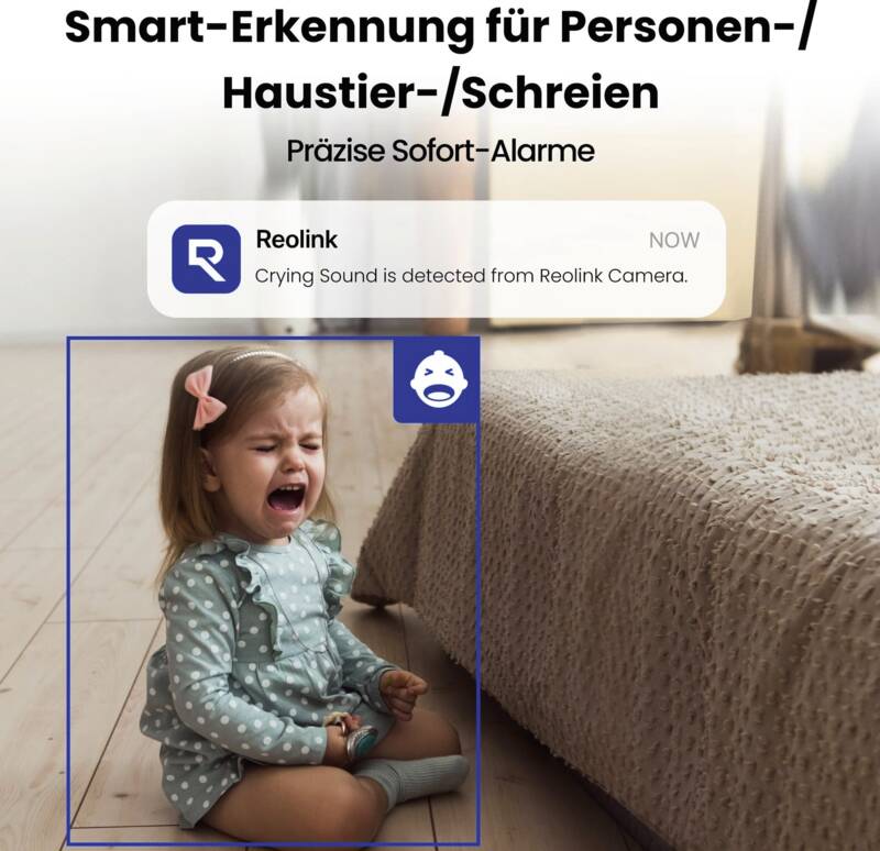 E331 2K+/5MP PT-Indoor Wifi Kamera