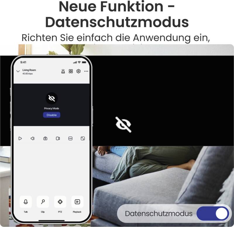 E331 2K+/5MP PT-Indoor Wifi Kamera