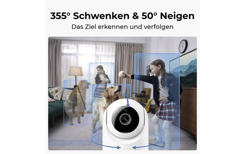E331 2K+/5MP PT-Indoor Wifi Kamera