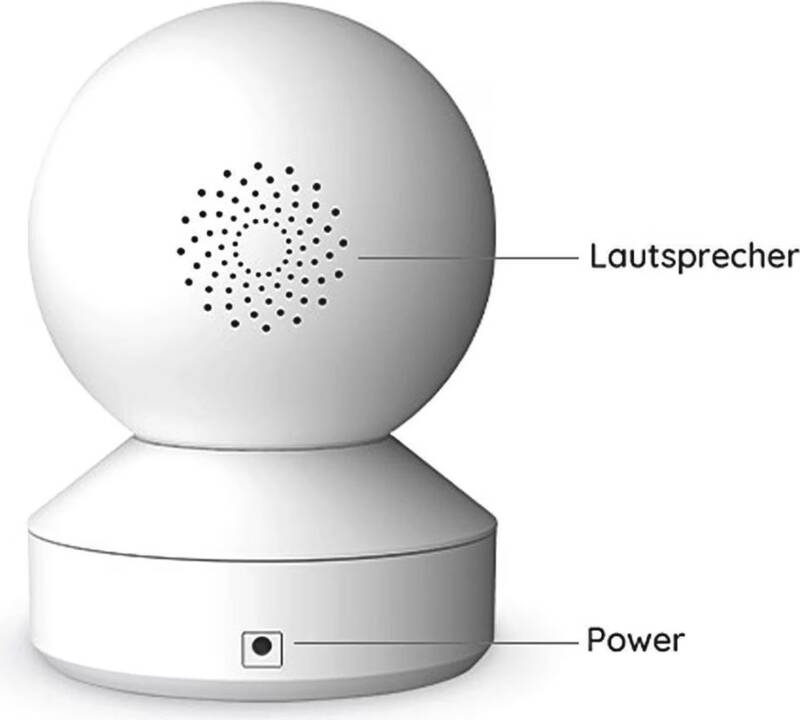 E340 4K PTZ Wifi Kamera 3x Zoom