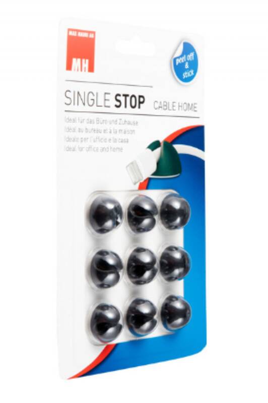SINGLE STOP Set rund 9x schwarz
