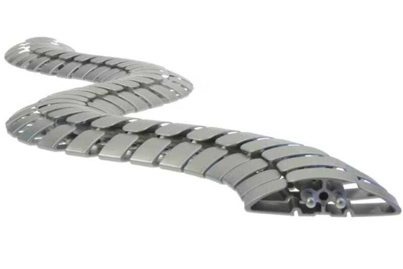Kabelschlange Pro 90 1.00m silber RAL9006