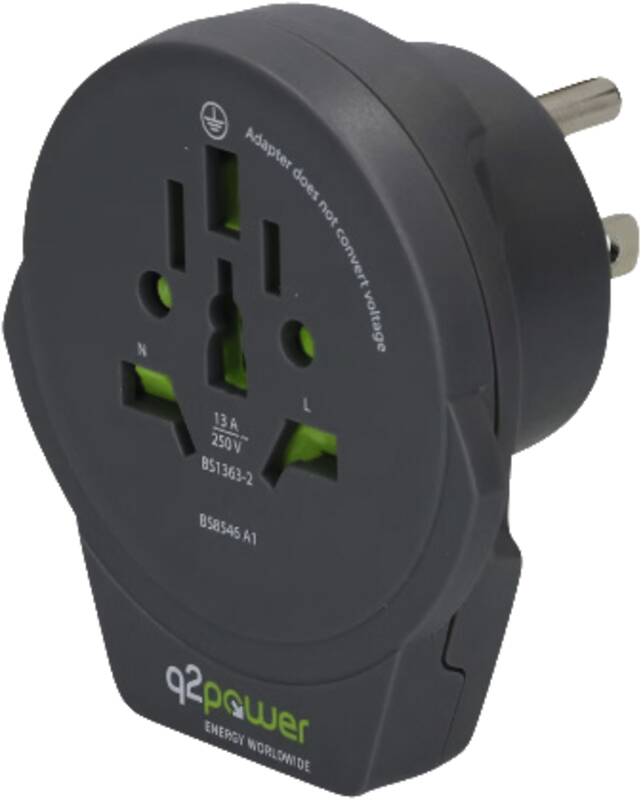 Q2 Power Welt Adapter USA - USB