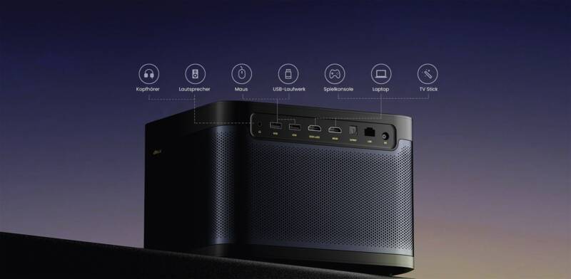 Dangbei Mars Pro2 4K Laser Beamer Bundle