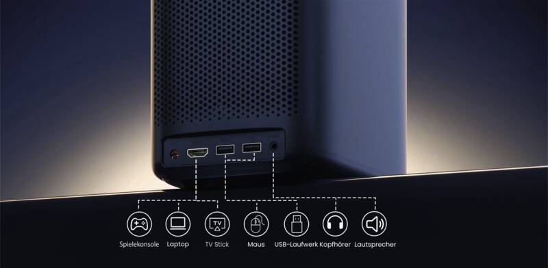 Dangbei N2 Full HD LCD Beamer - grey