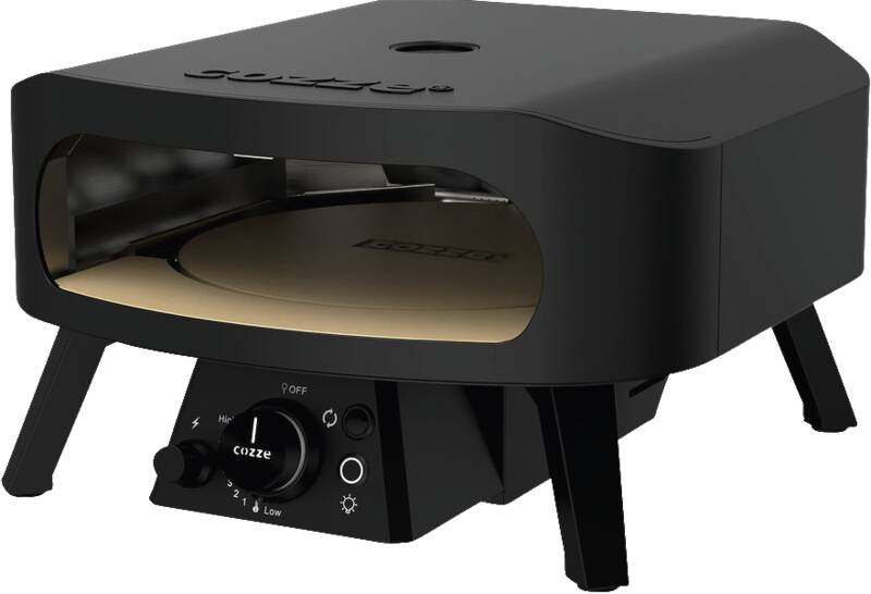 13 inch Pizzaofen CLASSIC ROTATE, BLACK EDITION, Gas 50mbar