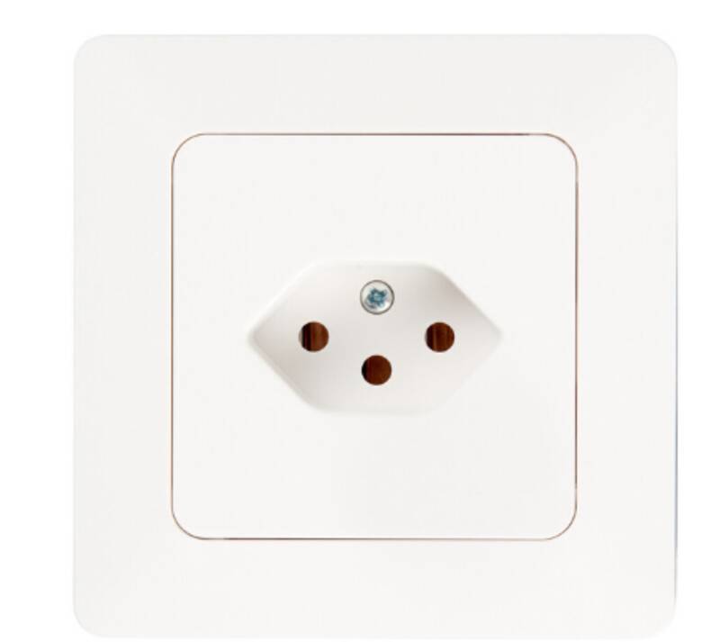 Steckdose 1x Typ 13 UP priamos weiss