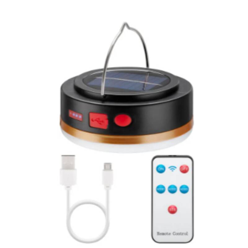 LED-Solar-Campinglampe mit Akku