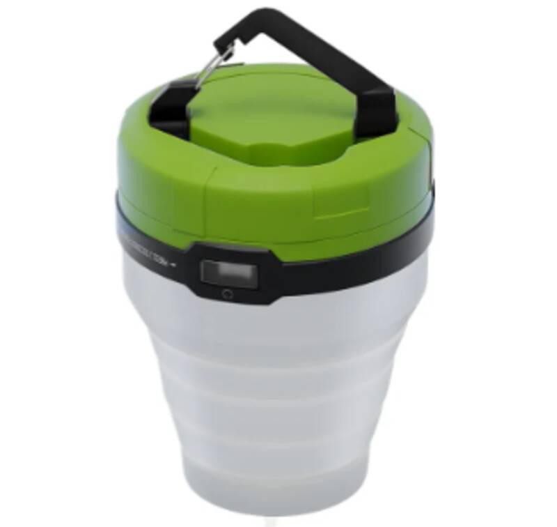 LED-Campingleuchte 3-in-1 faltbar