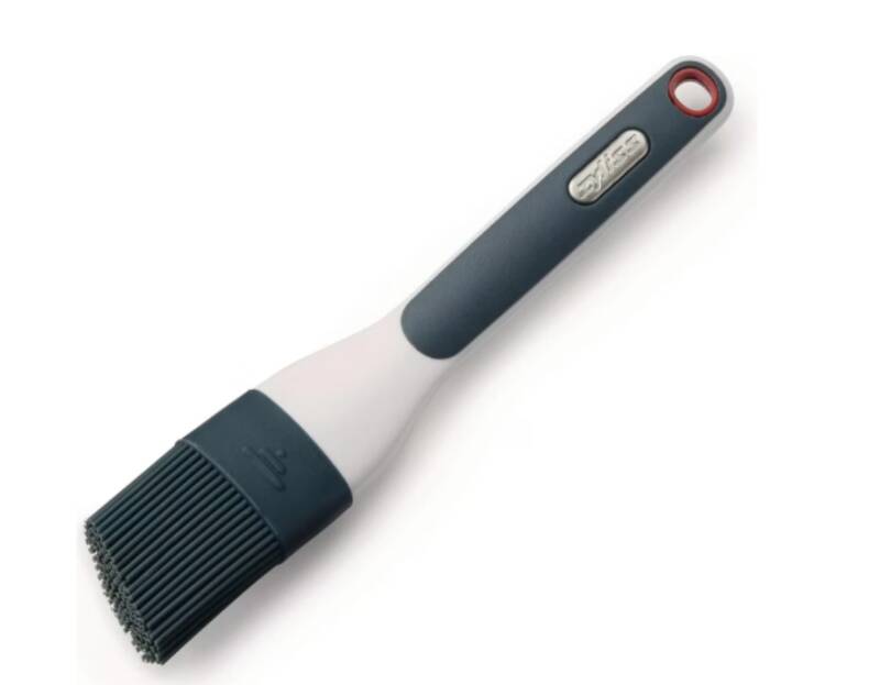 Silikon Backpinsel, weiss-grau