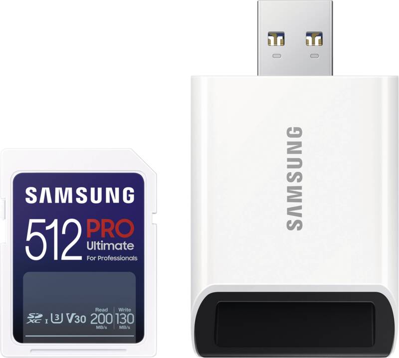 PRO Ultimate 512GB SDXC Card inkl. USB-Kartenleser