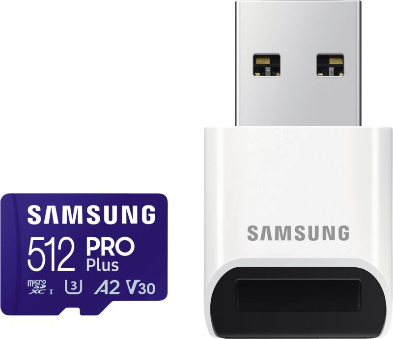 PRO Plus (2023) 512GB microSDXC inkl. USB-Kartenleser