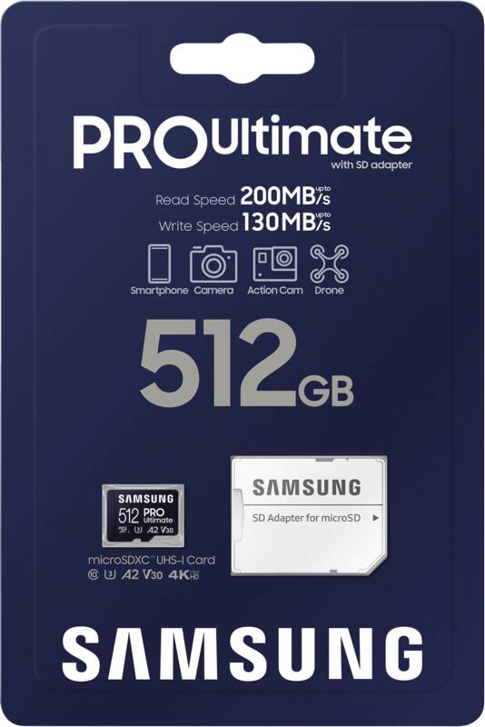 PRO Ultimate 512GB microSDXC Card