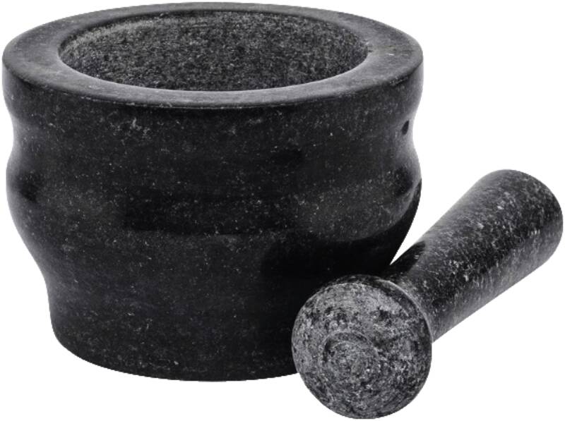 Mörser&Stössel Granit 14cm, schwarz