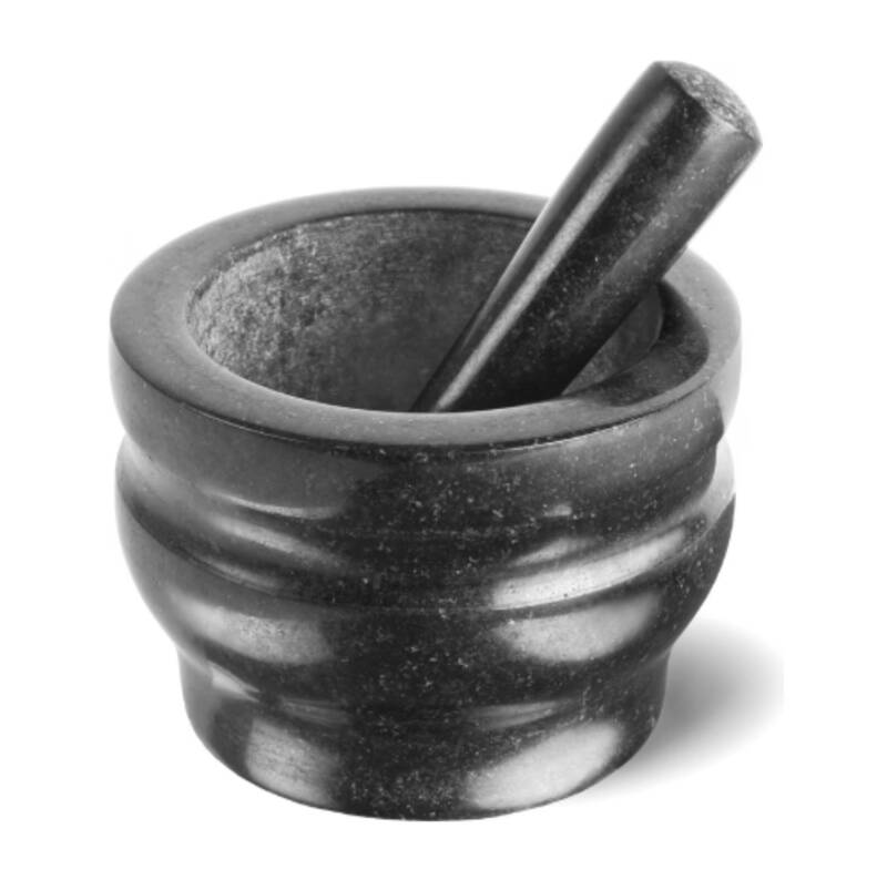 Mörser&Stössel Granit 18cm, schwarz