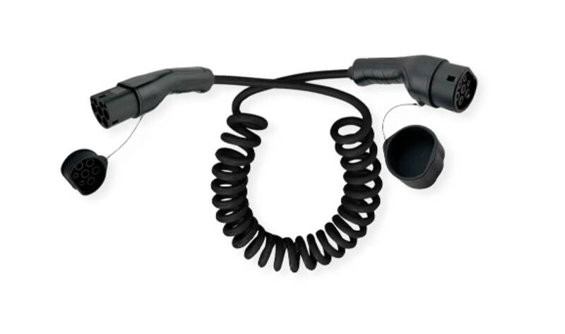 EV-Ladekabel 3ph, 16A, 11kW, 7.5m, Spiral