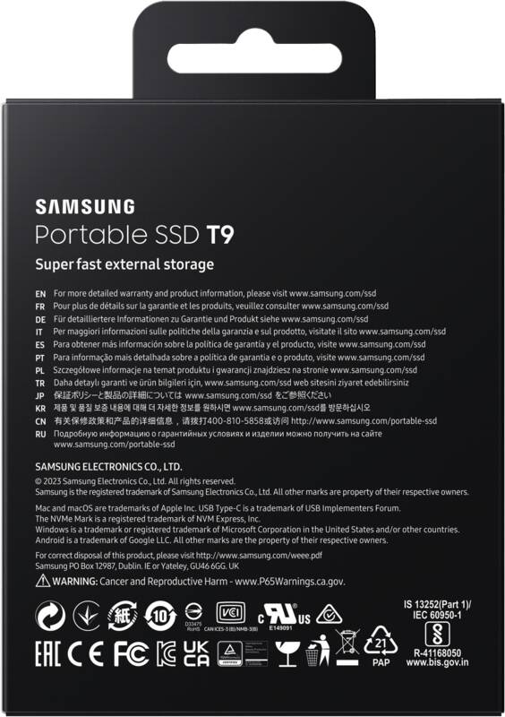 T9 Portable SSD 1TB