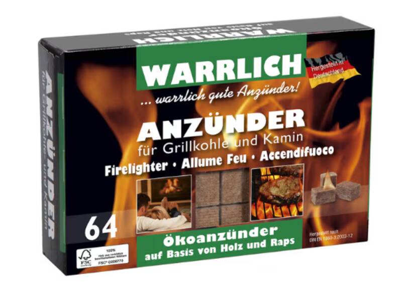 Öko-Anzünder, 64 Würfel