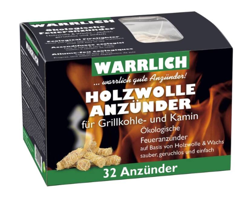 Öko-Anzündwolle, 32 Stück