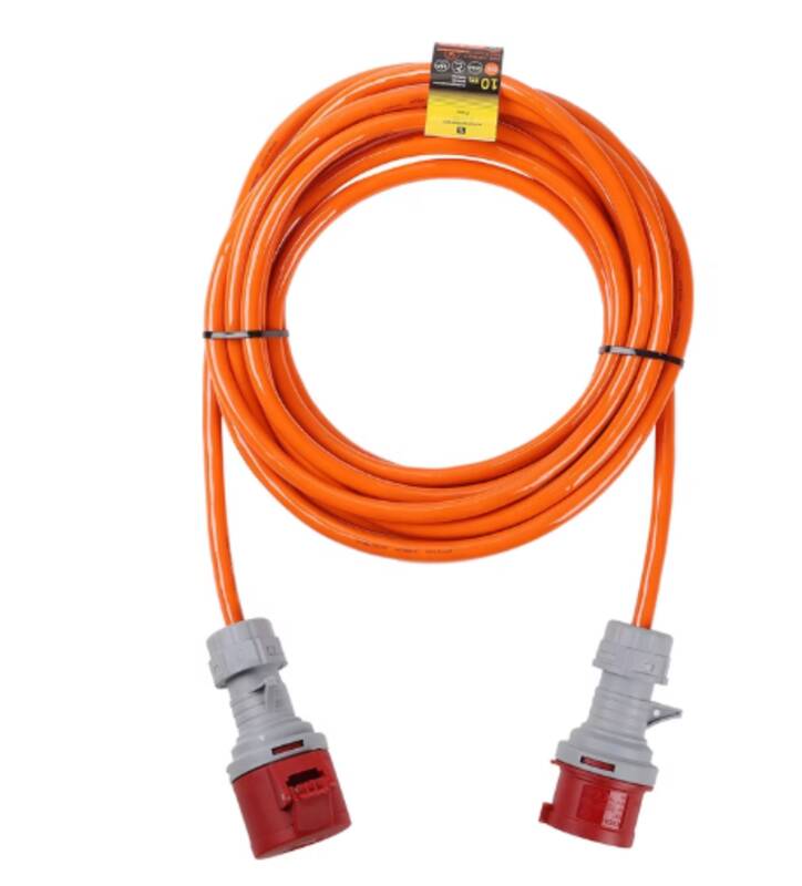 CEE 5P 16A IP44 10m; EPR-PUR H07BQ-F 5G2.5mm2