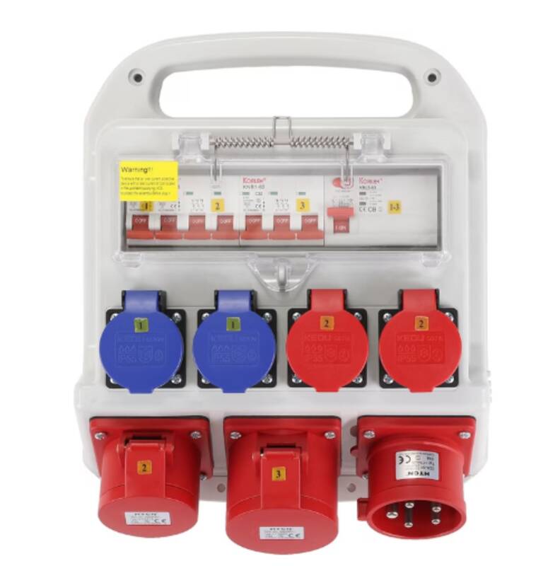 32A IP44/IP55; Input: 1x CEE32/5 Output: 1xCEE32/5 1xCEE16/5