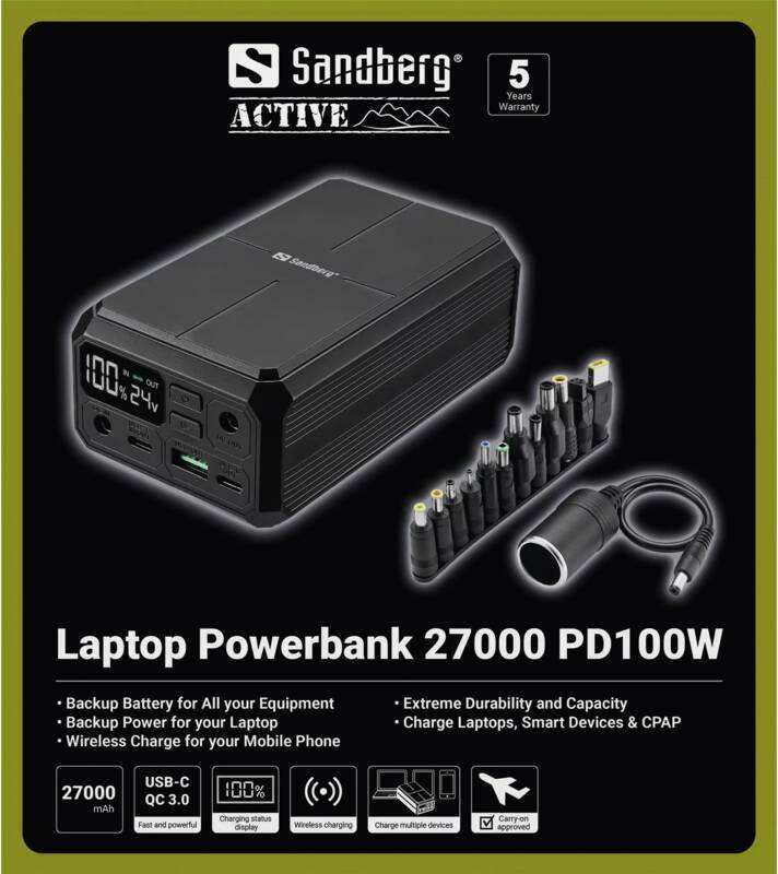 Laptop Powerbank 27000 PD100W