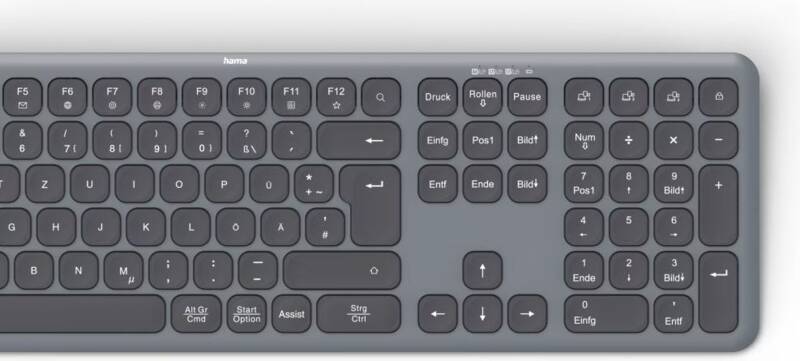 77173063 Multi-Device-Tastatur WK-550, Schwarz