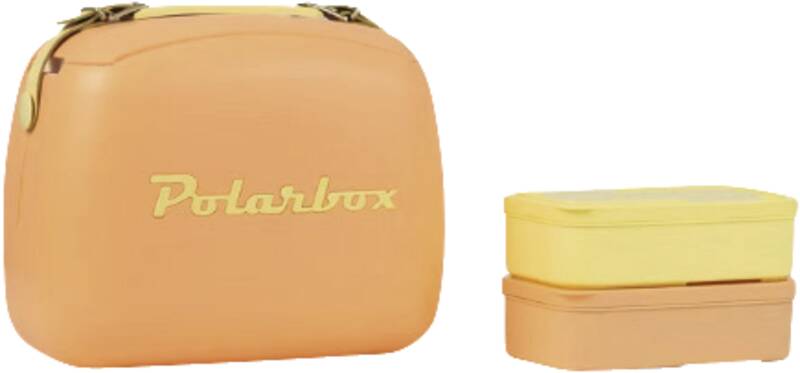 CoolerBag orange 6l inkl. 2 Frischhalte-Dosen orange & gelb