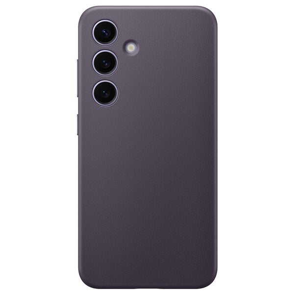 Galaxy S24 Vegan Leather Case dunkel violet