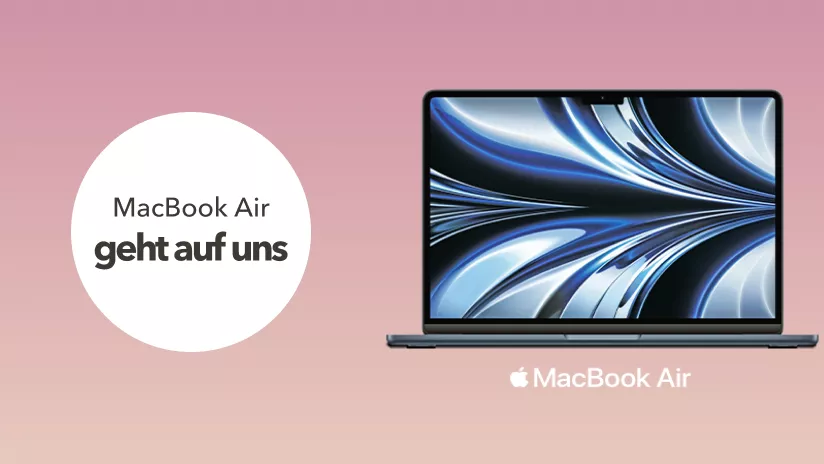 MacBook Air geht auf uns