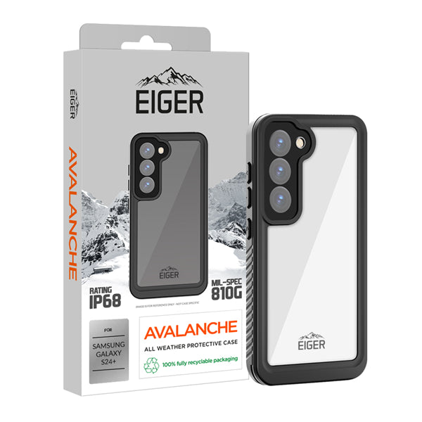 Galaxy S24+ Avalanche Case black