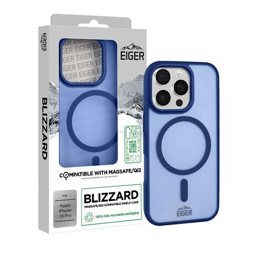 iPhone 16 Pro, Blizzard Case blau