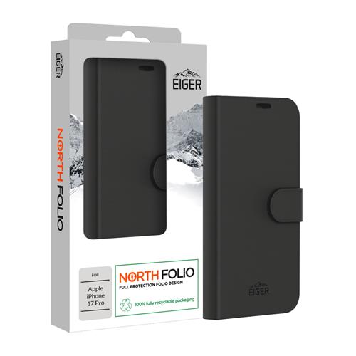 iPhone 17 Pro, North Folio Case schwarz
