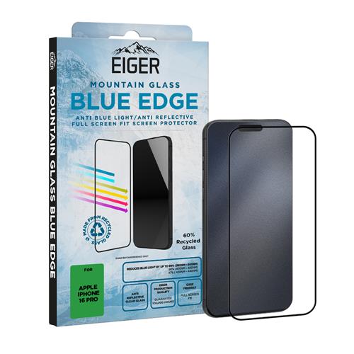 iPhone 17 Pro / 17 / 16 Pro, Eiger Mountain Glass Blue Edge