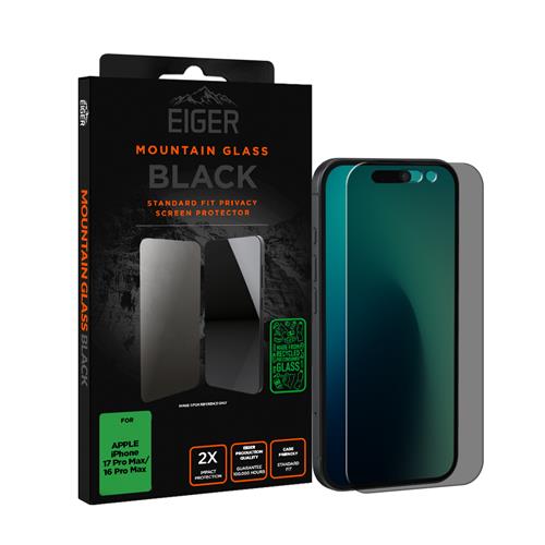 iPhone 17 Pro Max / 16 Pro Max, Mountain Glass Black
