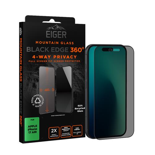 iPhone Air, Mountain Glass Black Edge 360