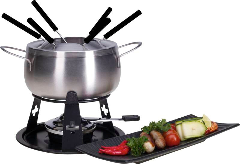 CH-Kreuz Fleischfondue Set